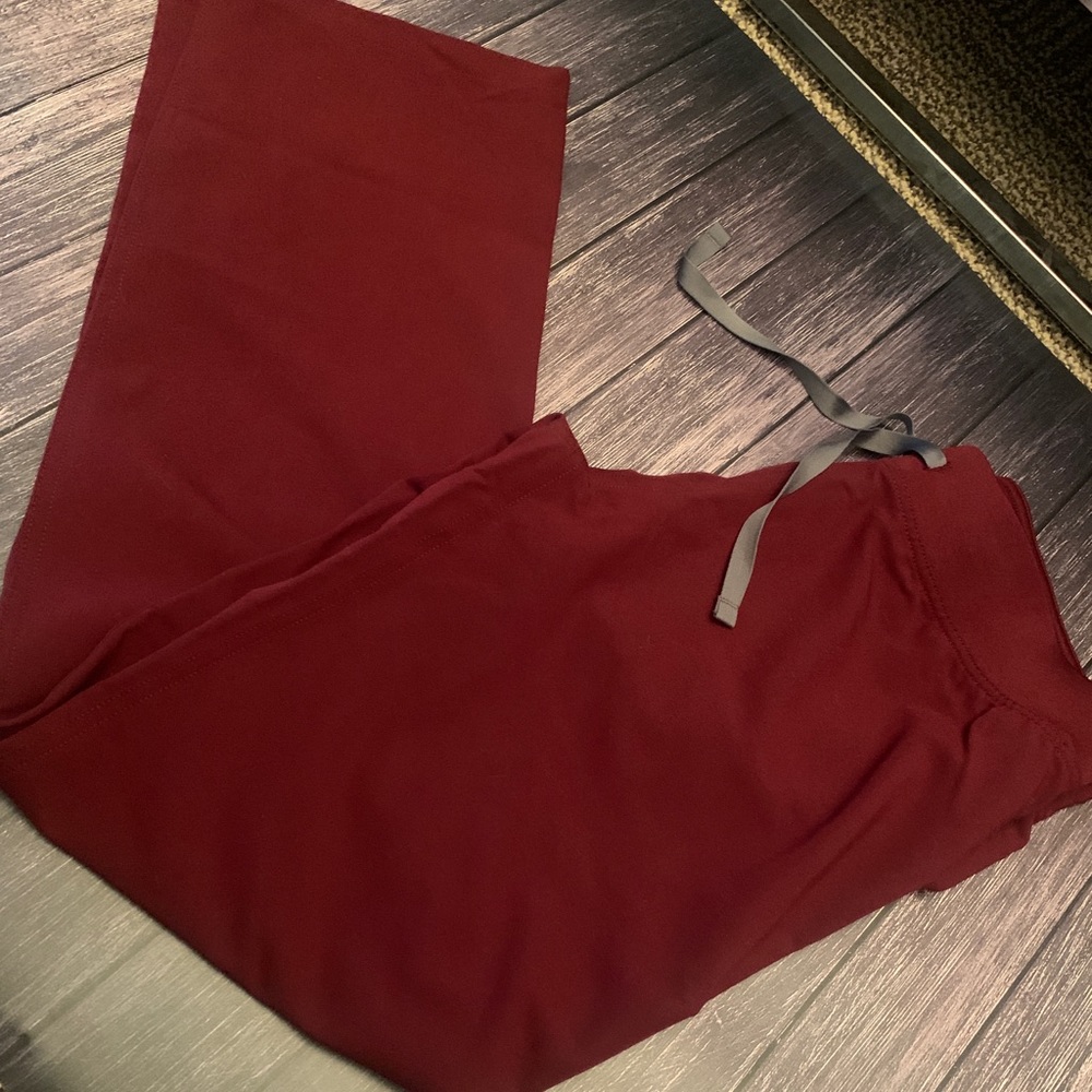 Figs | Burgundy Livingston Pants | Small | NWOT
